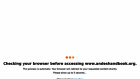 What Andeshandbook.org website looked like in 2022 (1 year ago)