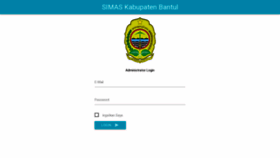What Aset.bantulkab.go.id website looked like in 2022 (1 year ago)