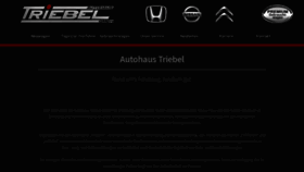 What Autohaus-triebel.de website looked like in 2022 (1 year ago)
