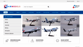 What Airmodels.net website looked like in 2022 (2 years ago)