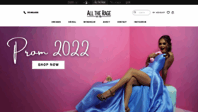 What Alltheragestores.com website looked like in 2022 (1 year ago)