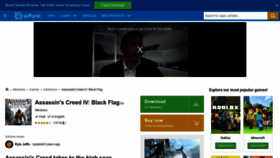What Assassins-creed-iv-black-flag.en.softonic.com website looked like in 2022 (1 year ago)