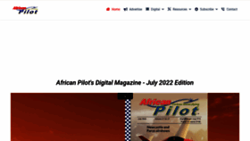 What Africanpilot.co.za website looked like in 2022 (1 year ago)