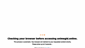 What Animegid.online website looked like in 2022 (1 year ago)