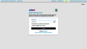 What Adani.gensuite.com website looked like in 2022 (1 year ago)