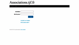 What Associations.tjf.fr website looked like in 2022 (1 year ago)