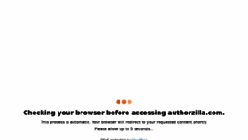 What Authorzilla.com website looked like in 2022 (1 year ago)