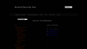 What Androidsecuritytest.com website looked like in 2022 (1 year ago)