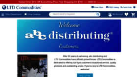 What Abcdistributing.com website looked like in 2022 (1 year ago)