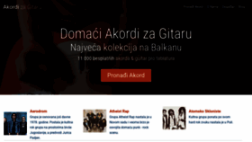 What Akordi-za-gitaru.com website looked like in 2022 (1 year ago)
