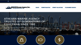 What Athearnmarine.com website looked like in 2022 (1 year ago)