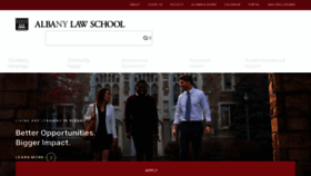 What Albanylaw.edu website looked like in 2022 (1 year ago)