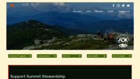 What Adk.org website looked like in 2022 (3 years ago)