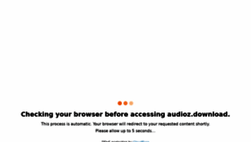 What Audioz.download website looked like in 2022 (1 year ago)