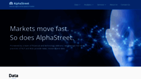 What Alphastreet.com website looked like in 2022 (1 year ago)