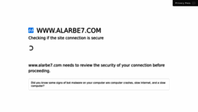 What Alarbe7.com website looked like in 2022 (1 year ago)