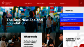 What Asianz.org.nz website looked like in 2022 (1 year ago)