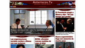 What Asteriscos.tv website looked like in 2022 (1 year ago)