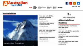 What Australiannews.net website looked like in 2022 (1 year ago)