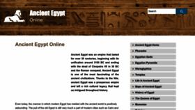 What Ancient-egypt-online.com website looked like in 2022 (1 year ago)