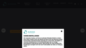 What Aldiana.de website looked like in 2022 (1 year ago)