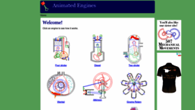 What Animatedengines.com website looked like in 2022 (1 year ago)