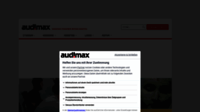 What Audimax.de website looked like in 2022 (1 year ago)