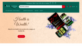 What Ayurvediccure.com website looked like in 2022 (1 year ago)