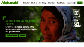 What Afghanaid.org.uk website looked like in 2022 (1 year ago)