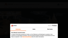 What Animod.de website looked like in 2022 (1 year ago)