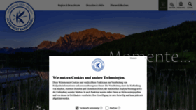 What Alpenwelt-karwendel.de website looked like in 2022 (1 year ago)