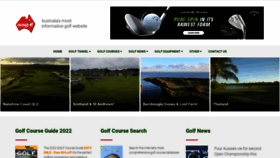 What Ausgolf.com.au website looked like in 2022 (1 year ago)