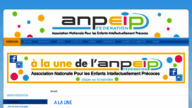 What Anpeip.org website looked like in 2022 (1 year ago)