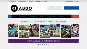What Abdobooks.com website looked like in 2022 (1 year ago)