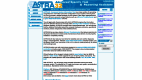 What Astra32.com website looked like in 2022 (1 year ago)