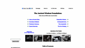 What Ancient-wisdom.co.uk website looked like in 2022 (1 year ago)