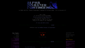 What Alpharubicon.com website looked like in 2022 (1 year ago)