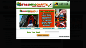 What Allfreekidscrafts.com website looked like in 2022 (1 year ago)