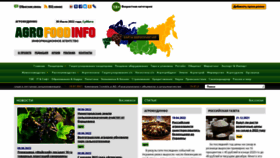 What Agrofoodinfo.com website looked like in 2022 (1 year ago)