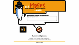 What Askmoses.com website looked like in 2022 (1 year ago)
