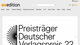 What Avedition.de website looked like in 2022 (1 year ago)