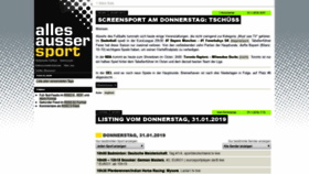 What Allesaussersport.de website looked like in 2022 (1 year ago)