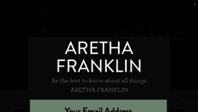 What Arethafranklin.net website looked like in 2022 (1 year ago)