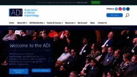 What Adi.org.uk website looked like in 2022 (1 year ago)