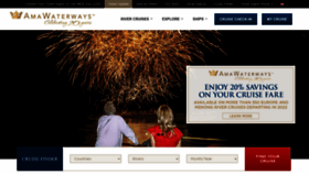 What Amawaterways.co.uk website looked like in 2022 (1 year ago)