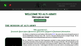 What Alsarmy.org website looked like in 2022 (1 year ago)