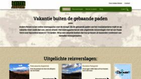 What Andersreizen.nl website looked like in 2022 (1 year ago)