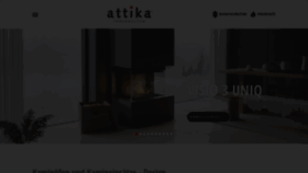 What Attika.ch website looked like in 2022 (1 year ago)