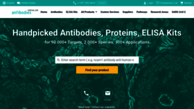 What Antibodies-online.com website looked like in 2022 (2 years ago)