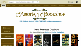 What Astoriabookshop.com website looked like in 2022 (1 year ago)